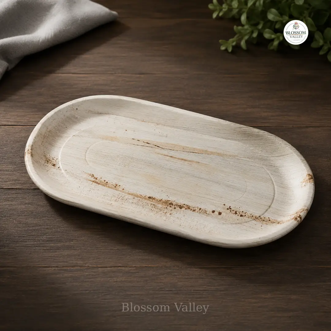 Curved-edge Oval Tray