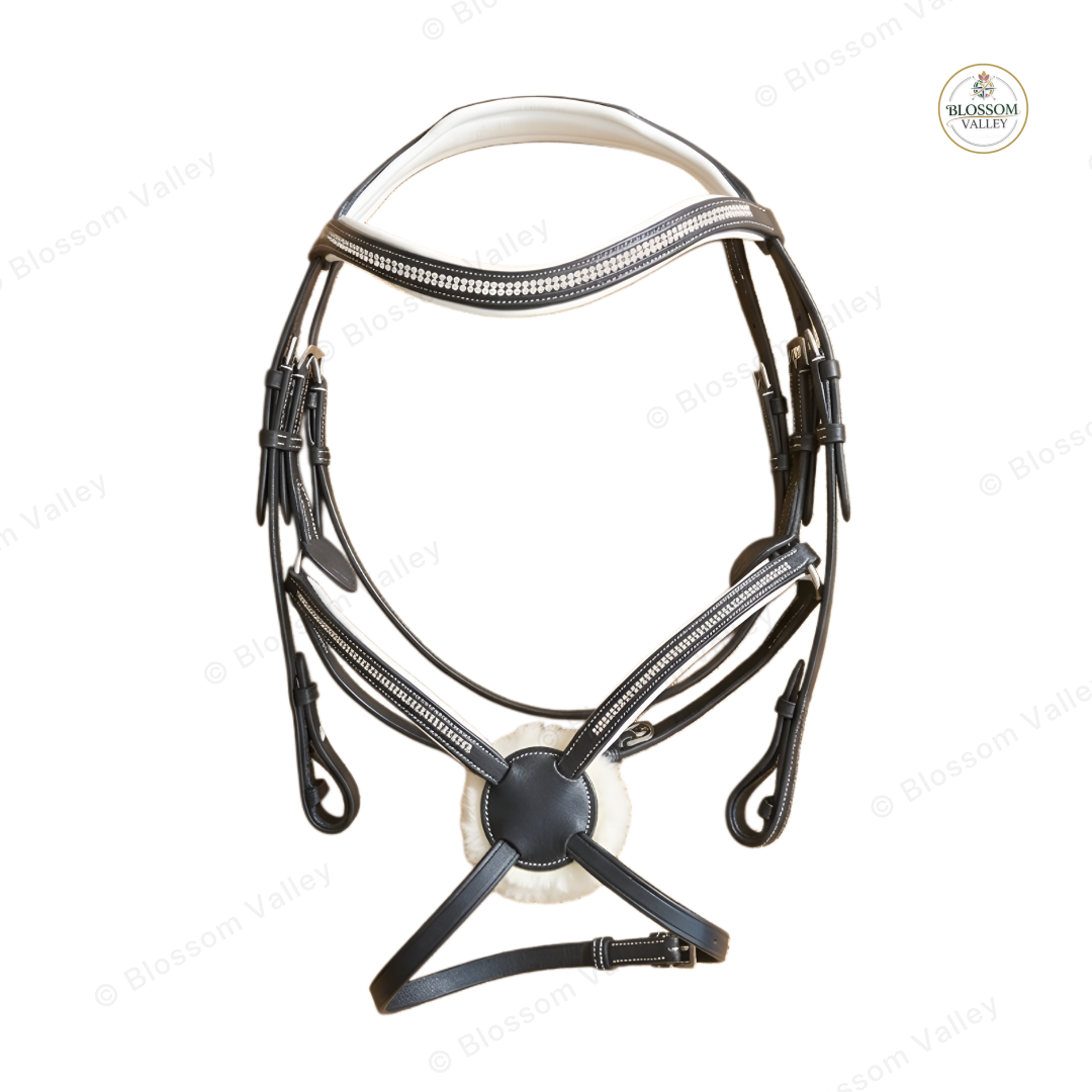 Sheepskin Nose Mexican Bridle