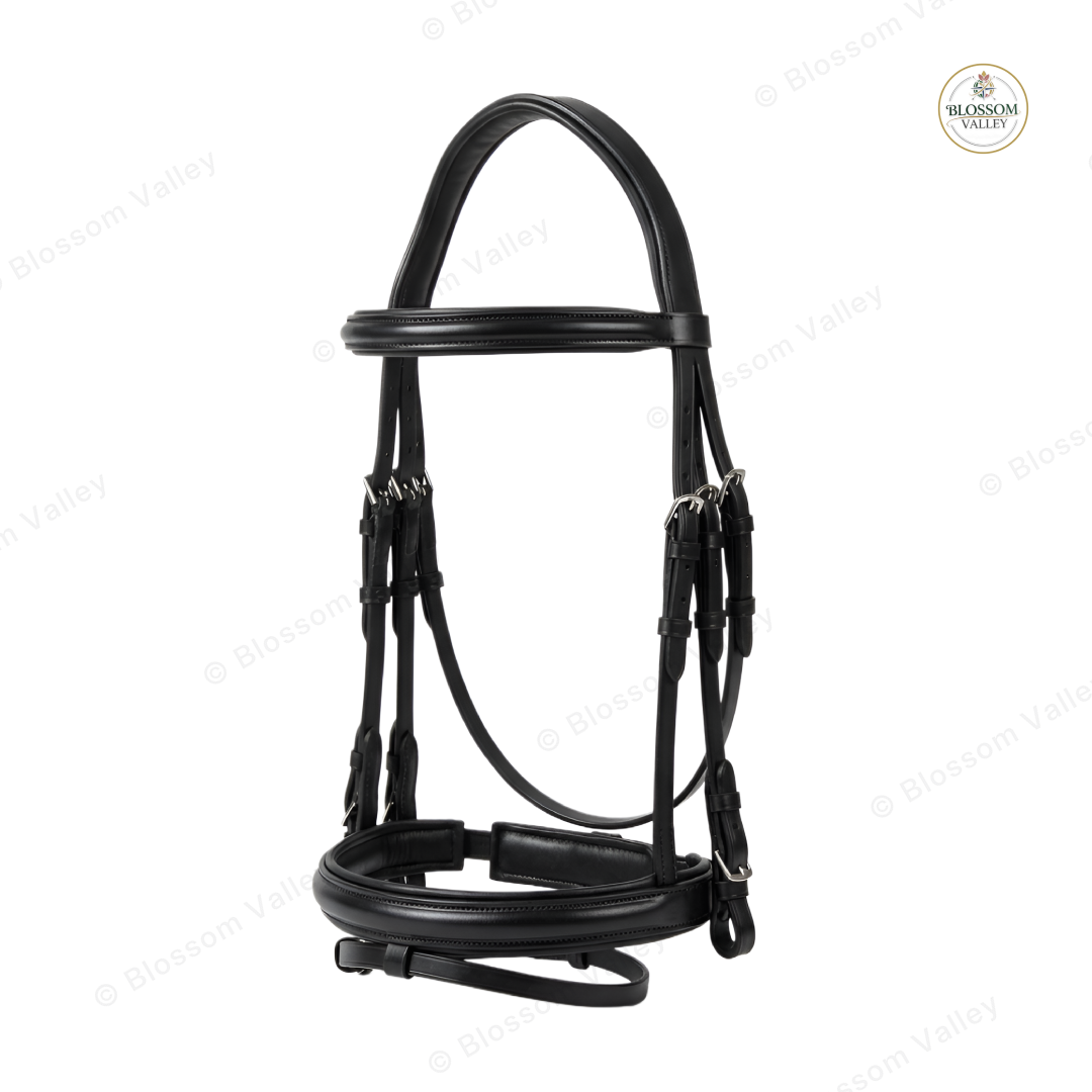 Shaped Poll Jump Snaffle Bridle