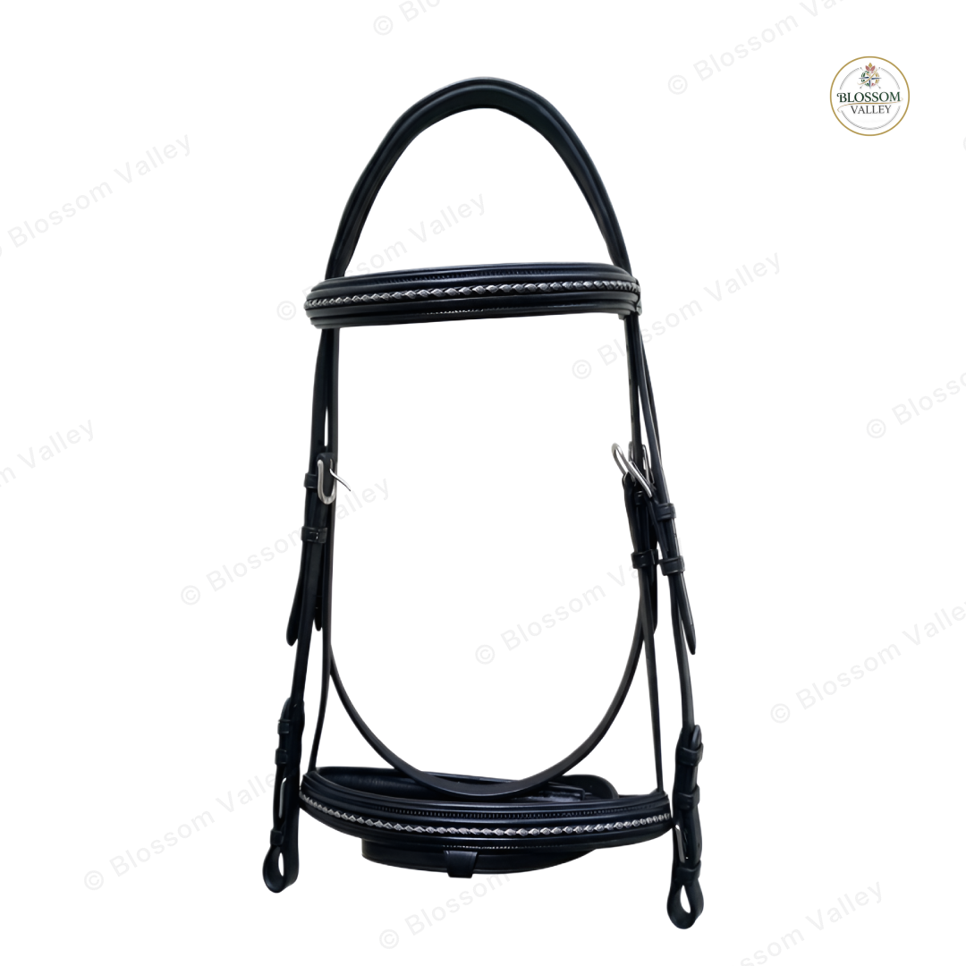 Braided Cord Jump Snaffle Bridle