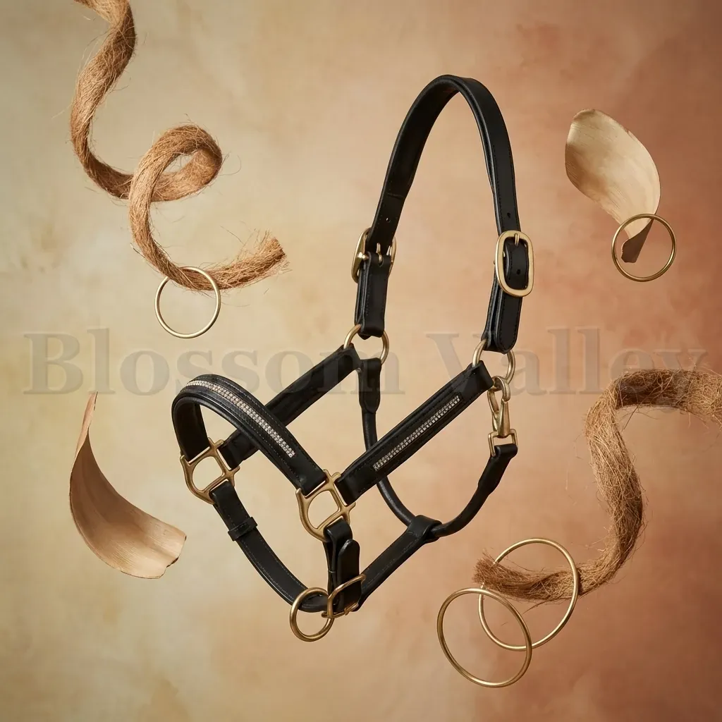 Leather Halter with diamond — image 3 of 3