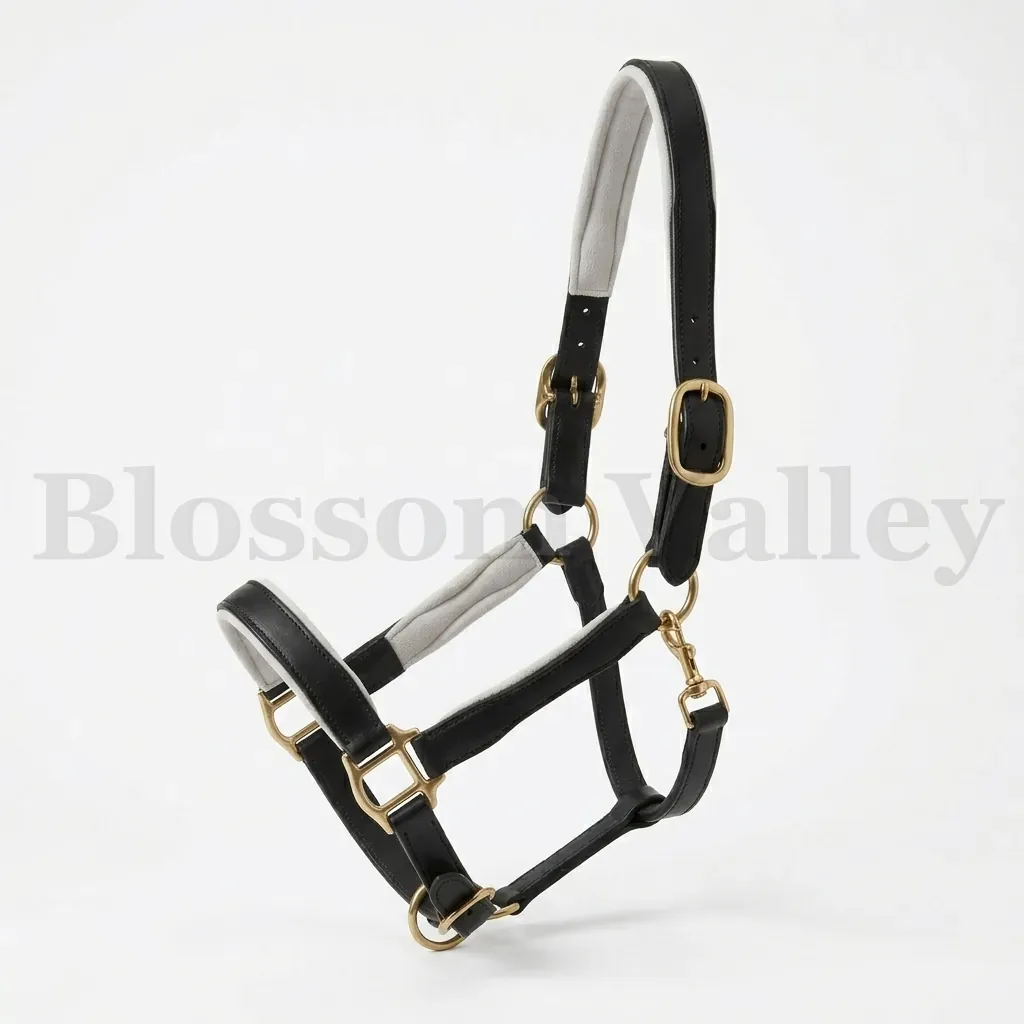 Shaped Leather Halter — image 1 of 3