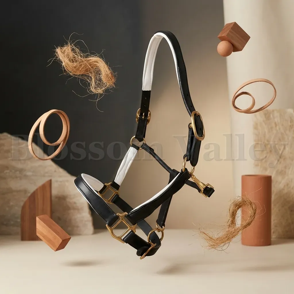 Shaped Leather Halter — image 3 of 3