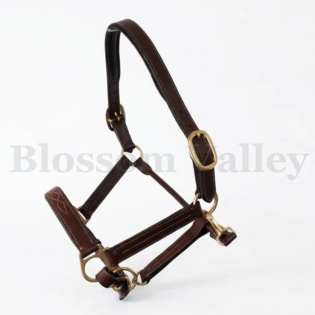 Leather Drop Shape Halter — image 1 of 3