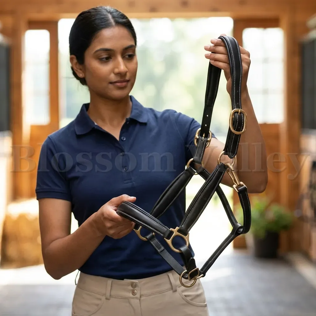 Super Soft Leather Halter — image 2 of 3