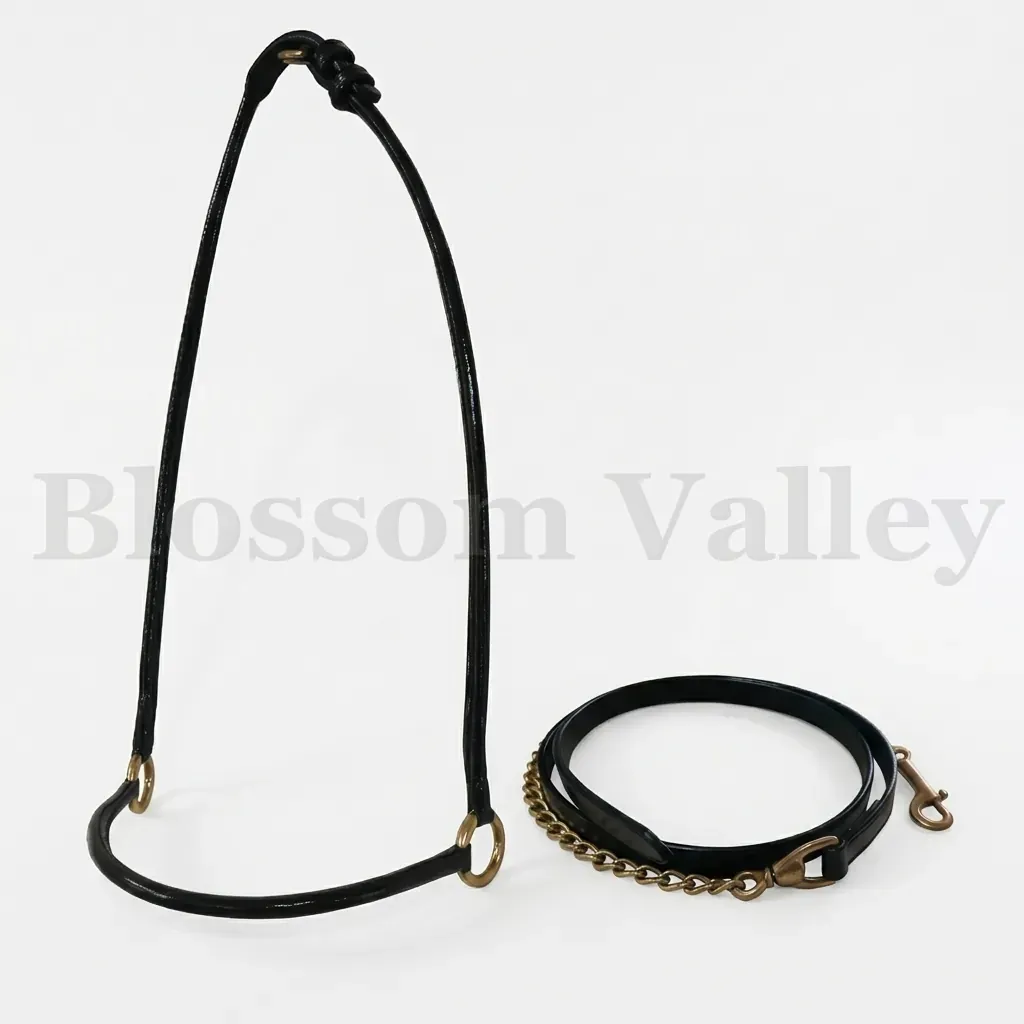 Leather Show Halter — image 1 of 2