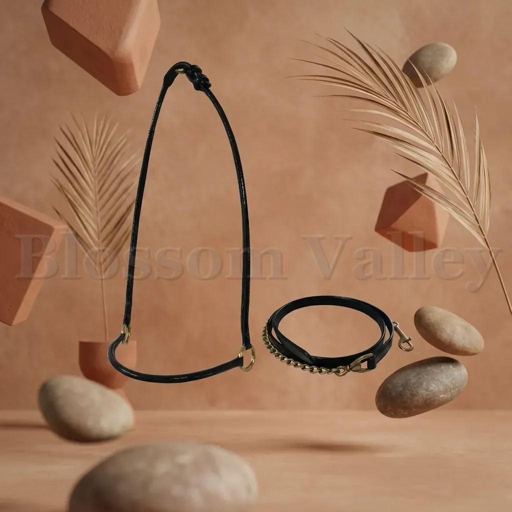 Leather Show Halter — image 2 of 2