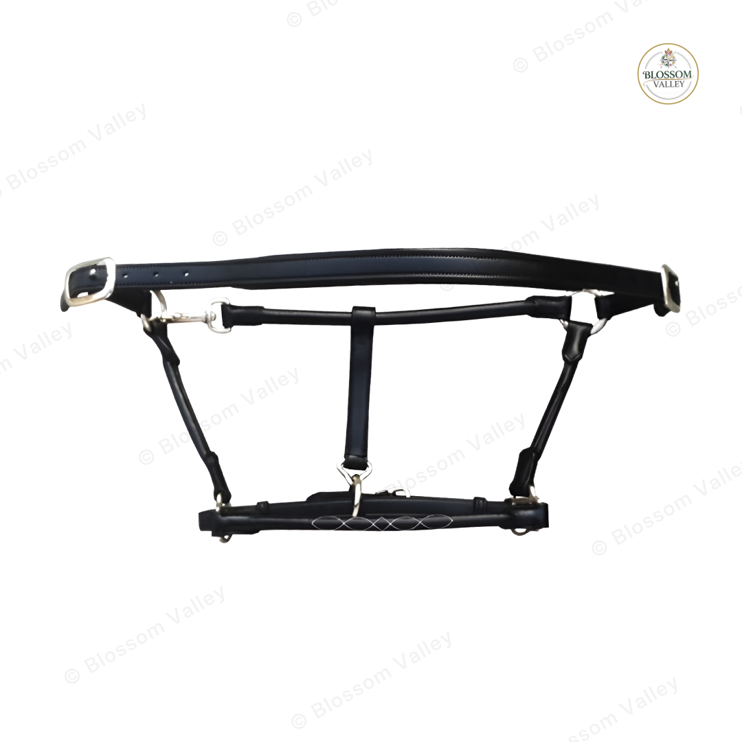 Fancy Stitch Round Leather Halter