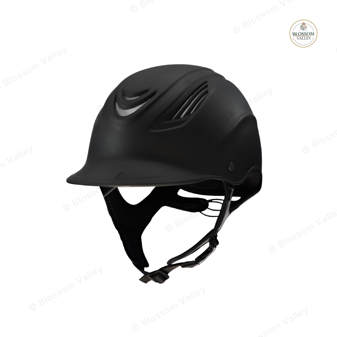 Wide Peak Vented Riding Helmet