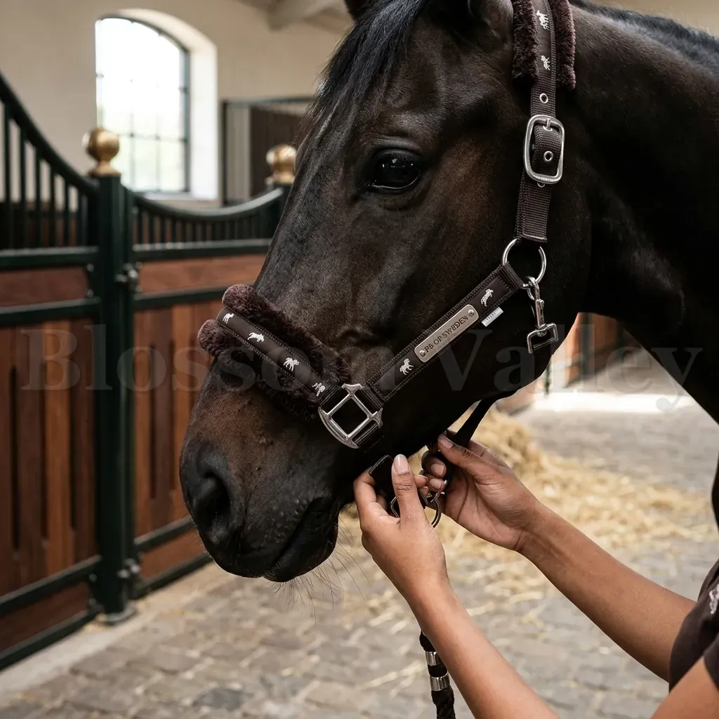 P.P. Fur Halter with Horse logo — image 4 of 4