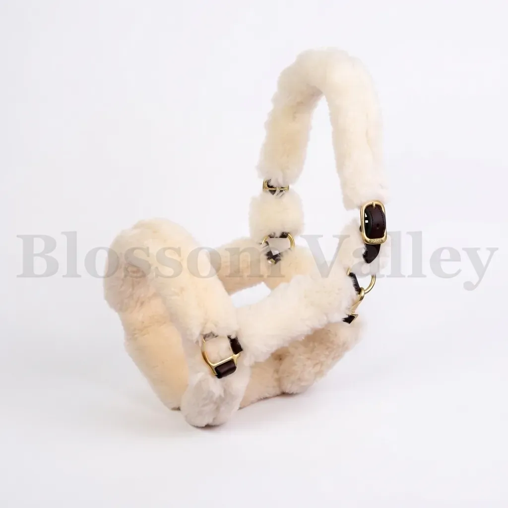 Leather Fur Halter — image 2 of 4
