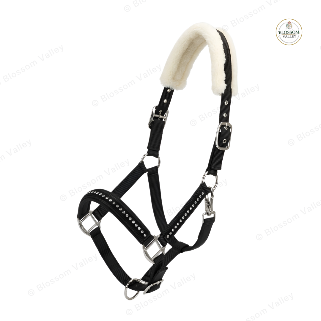 Fur Crown Diamond Nose Halter