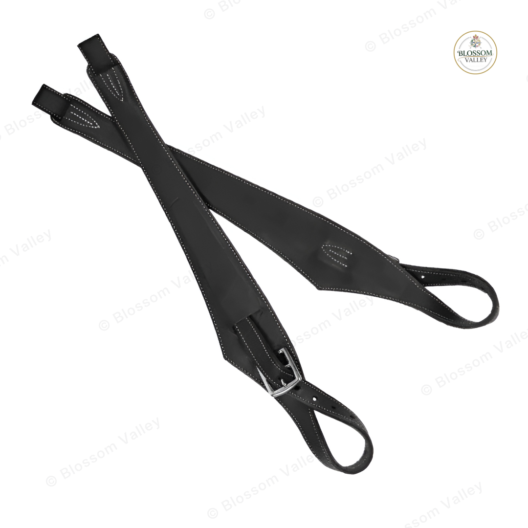 Contrast Stitch Stirrup Leathers