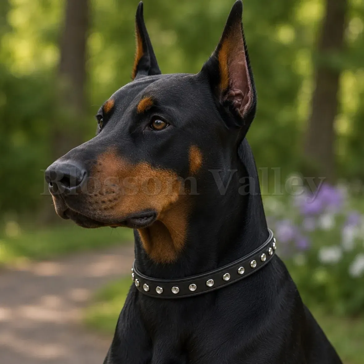 Round Stud Dog Collar — image 3 of 3