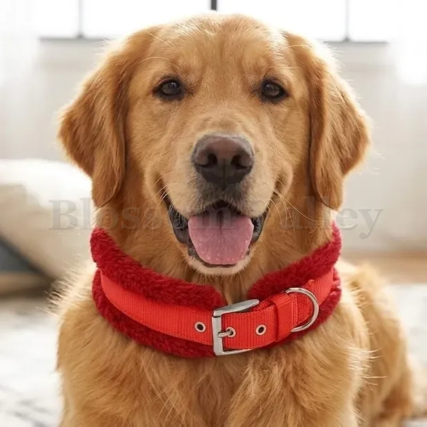 Fake Fur Dog Collar — image 2 of 2