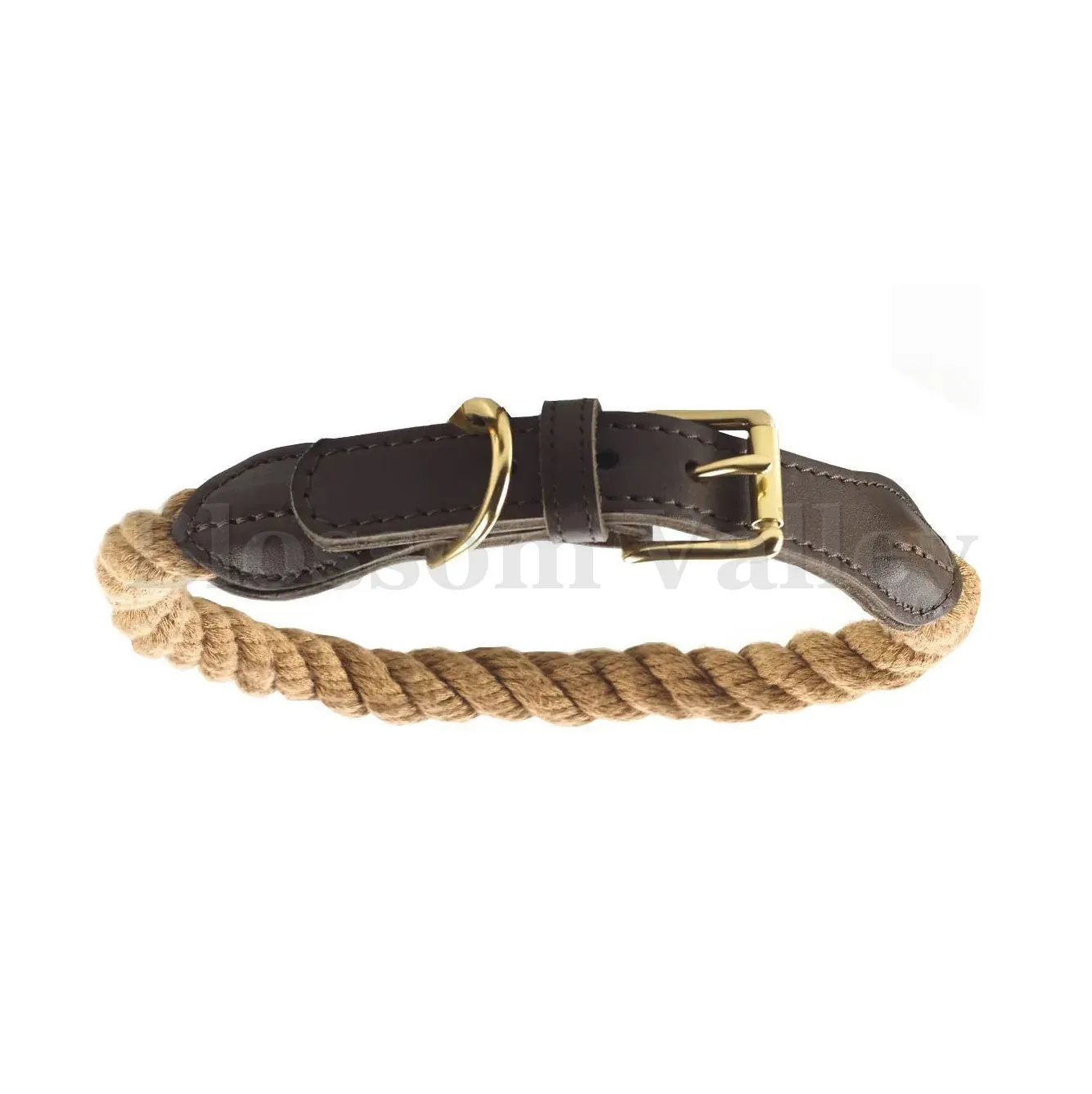 Knitted Rope Dog Collar — image 1 of 2