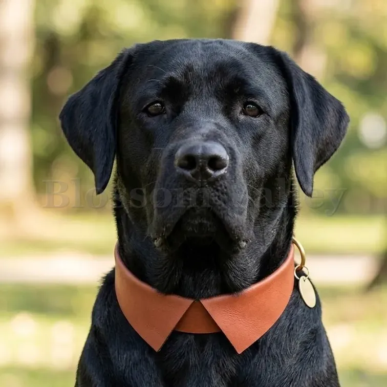 Faux Leather Dog Tie — image 2 of 2