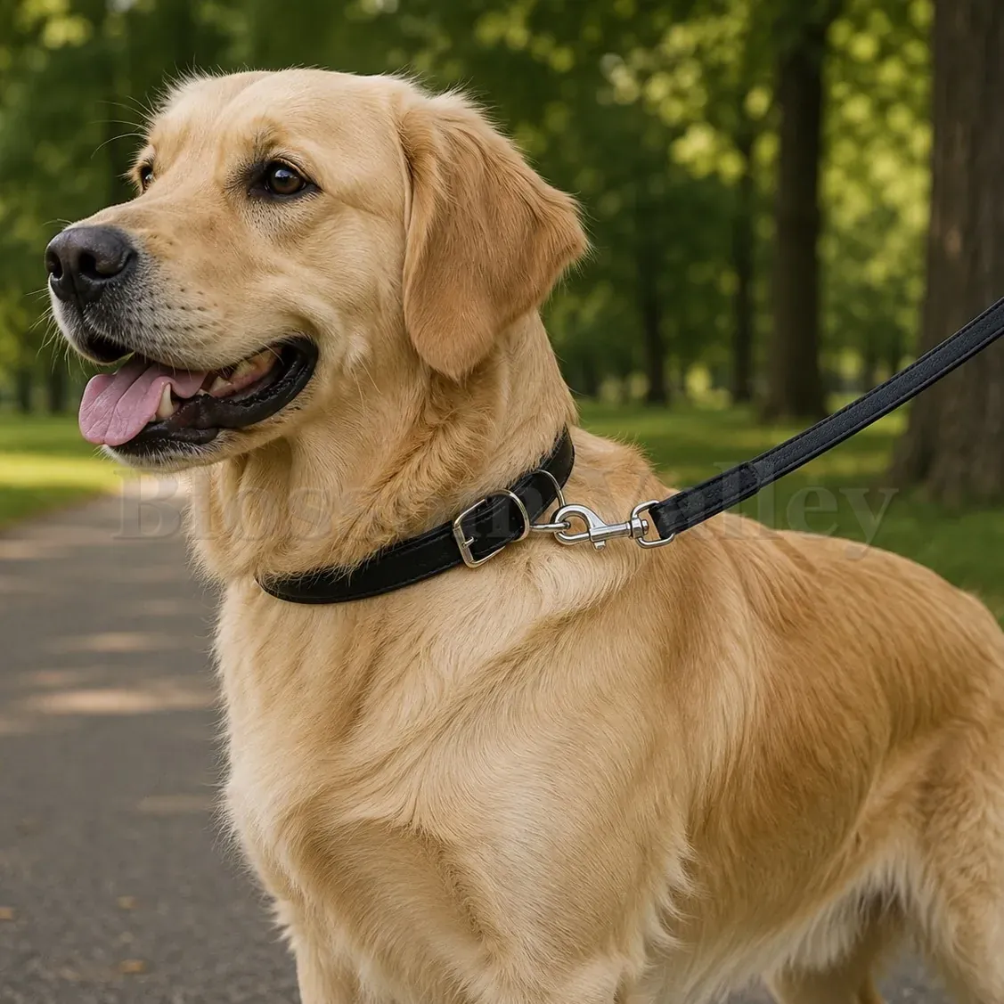 Plain Dog Collar & Lead — image 2 of 2
