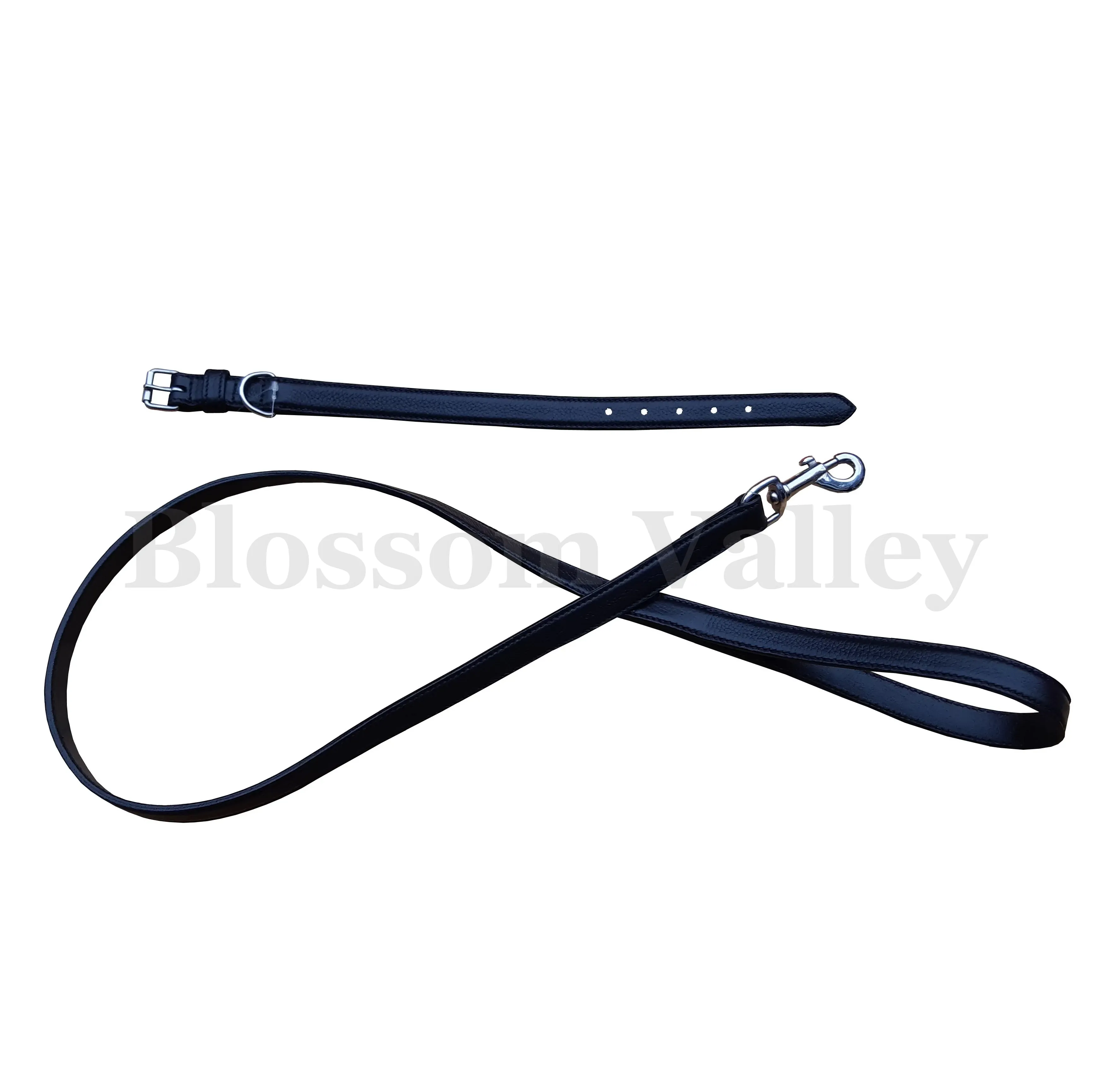 Soft Plain Dog Collar & Lead
