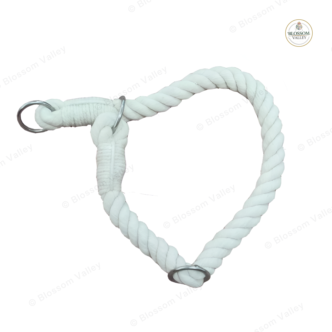 Cotton Rope Martingale Dog Collar