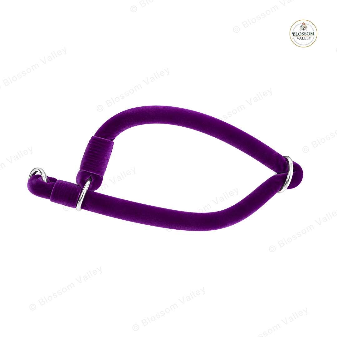 Velour Rope Martingale Dog Collar — image 2 of 2