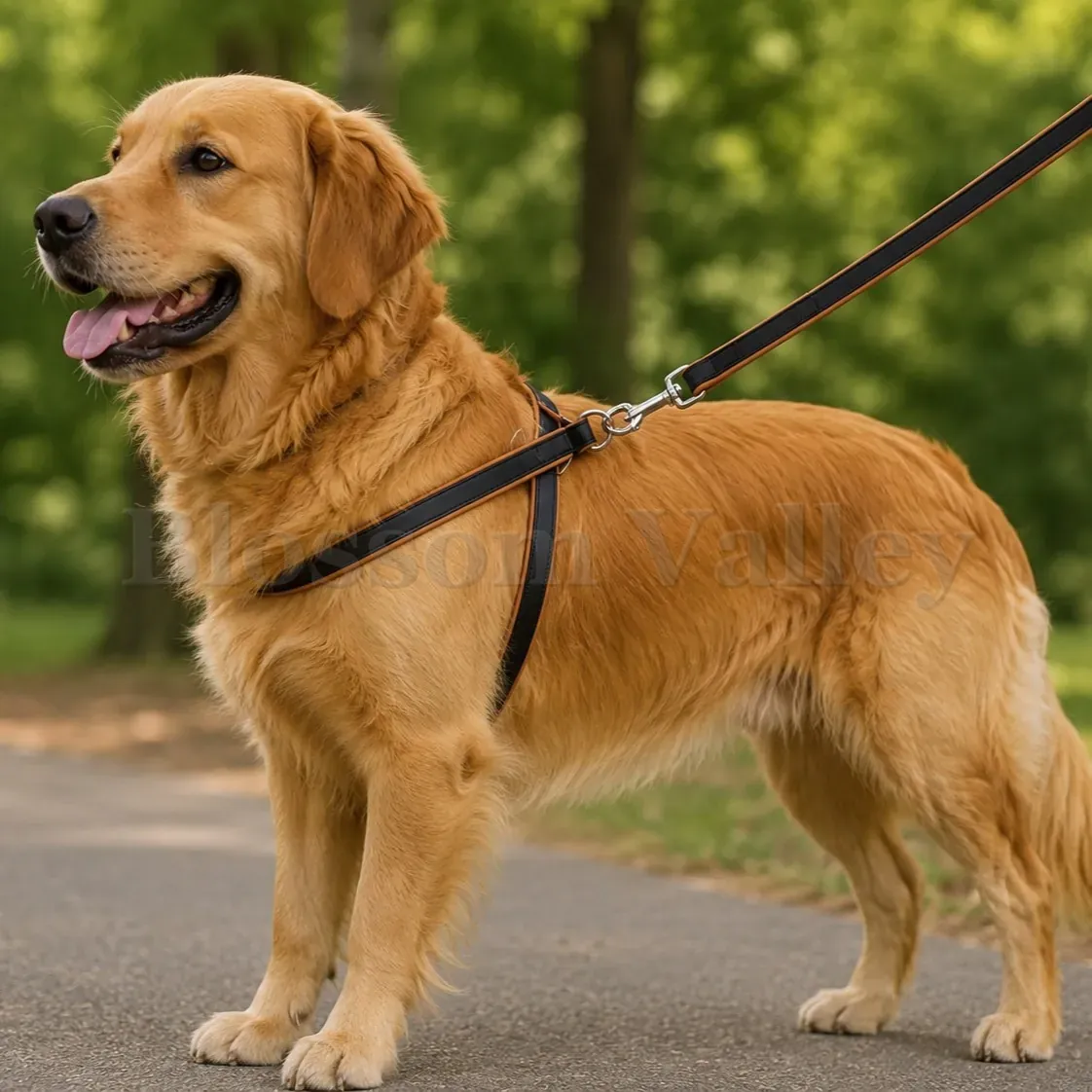 Soft Plain Flat Dog Lead — image 2 of 2