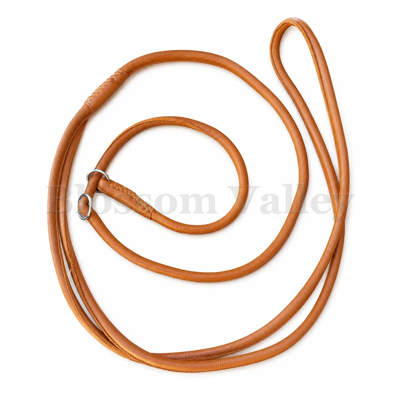 Round Leather Retriever Lead — image 1 of 2