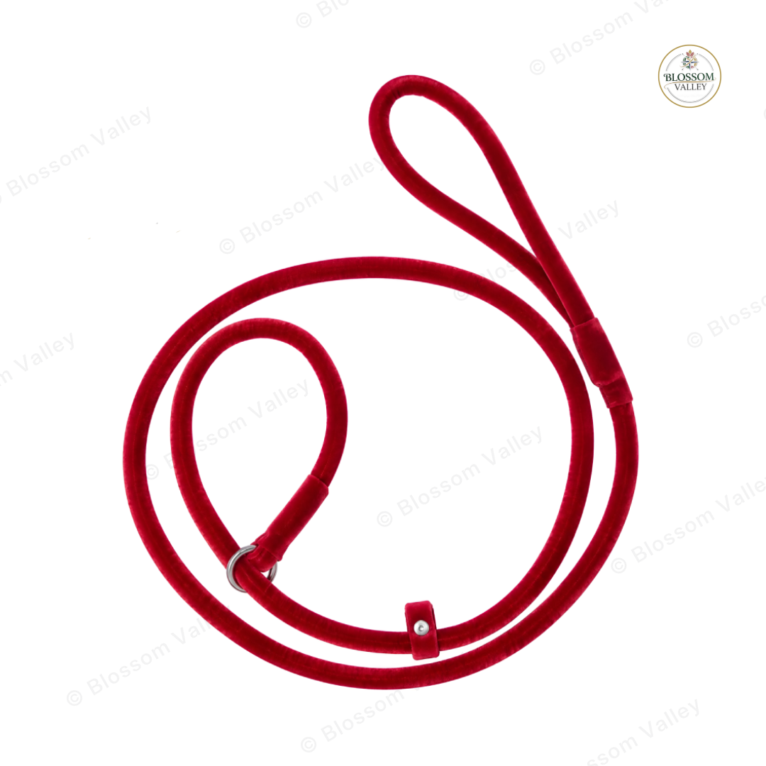 Velour Hand Loop Dog Lead